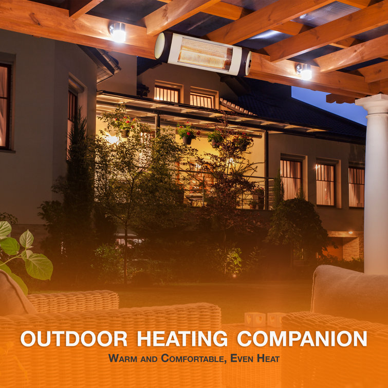 Patio Premier Stainless Steel Electric Wall Mounted Heater Wayfair Canada